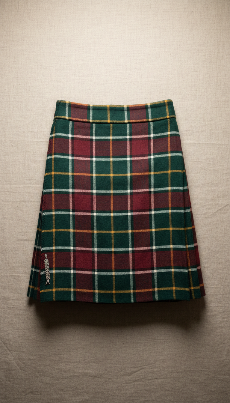 Handcrafted Wool Tartan Kilt