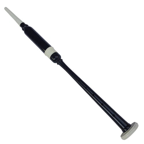 Bagpipe Practice Chanter + Reed & HARD CASE – Black, Natural, Silver