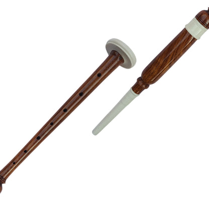 Practice Chanter for Bagpipe with Reeds - Natural Ivory Mount