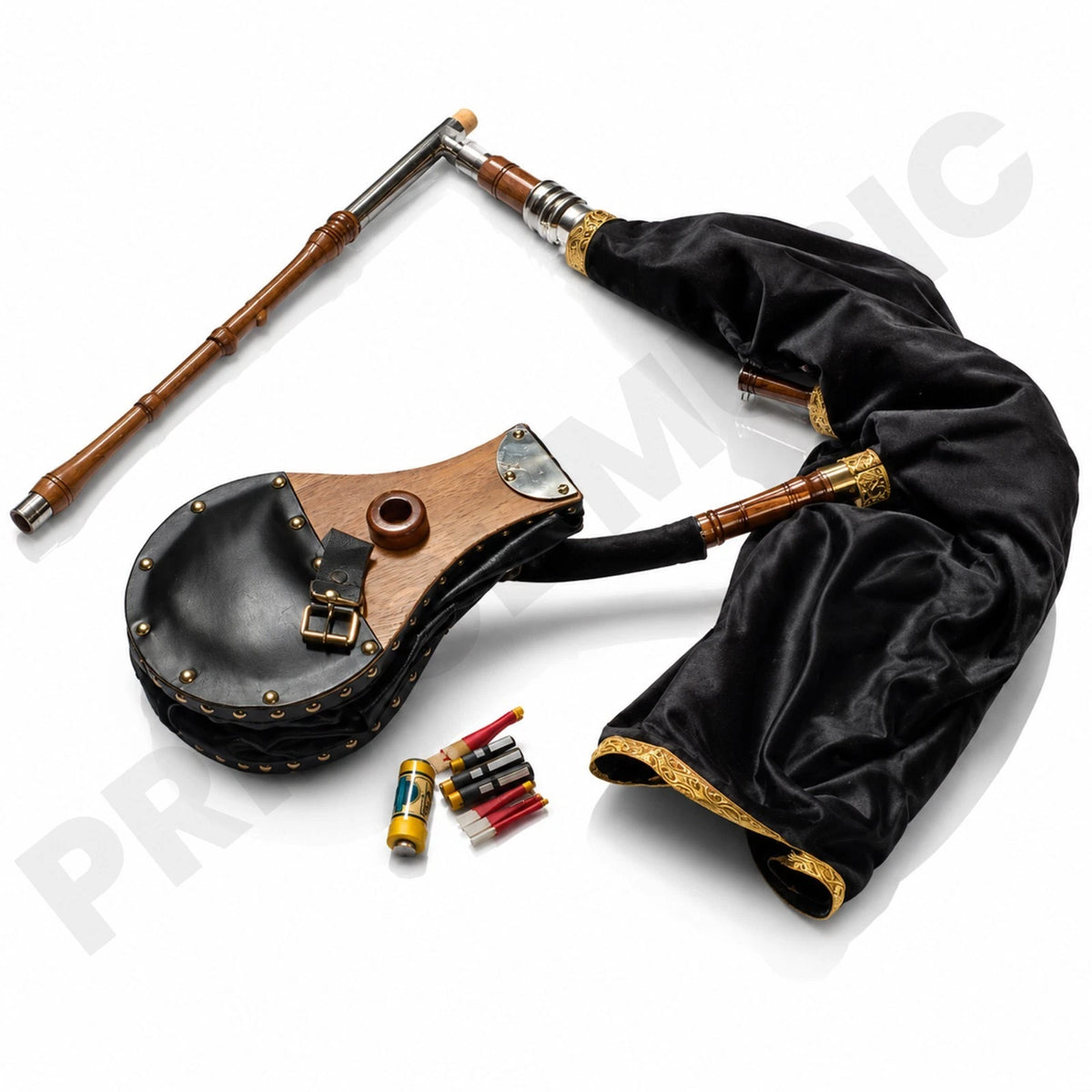 Irish Uilleann Pipe Practice Set - Rosewood