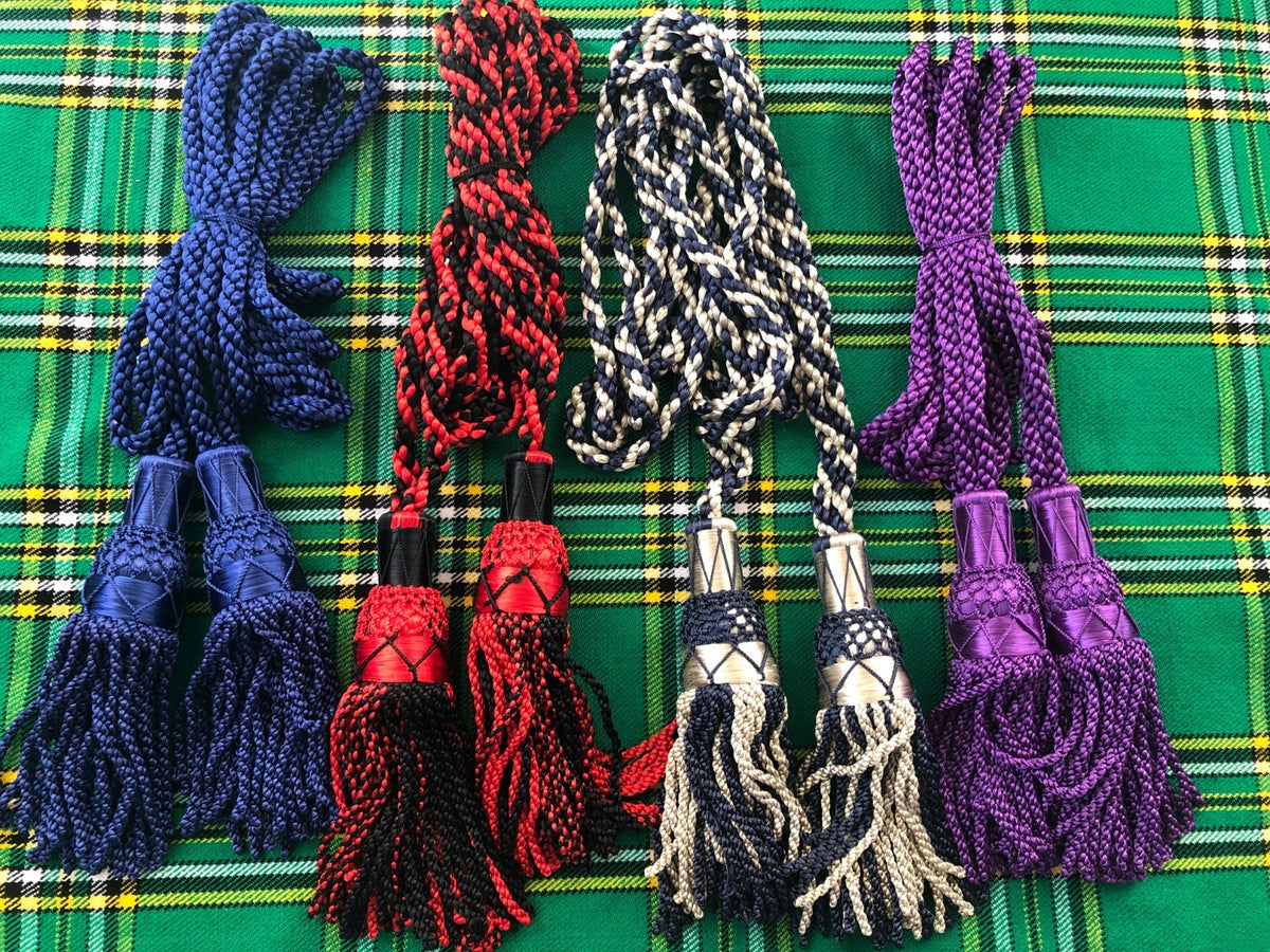 HIGHLAND GREAT SCOTTISH SILK BAGPIPE CORD DIFFERENT COLOR/BAGPIPE DRONE