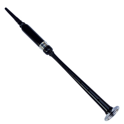 Bagpipe Practice Chanter + Reed & HARD CASE – Black, Natural, Silver