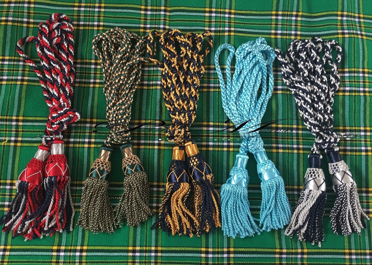 HIGHLAND GREAT SCOTTISH SILK BAGPIPE CORD DIFFERENT COLOR/BAGPIPE DRONE