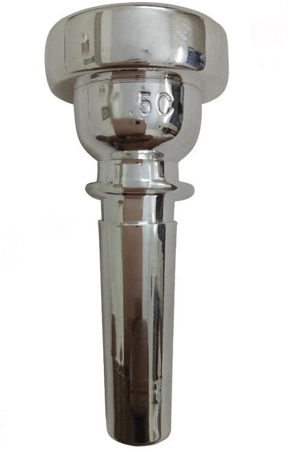 Bb Bugle Mouthpiece  Silver Plated 5C  Brass Mouthpiece