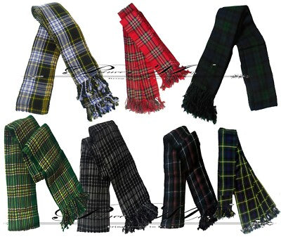 Men’s Kilt Fly Plaids  various Tartans 3 1/2 Yards/Piper Kilt Fly Plaid