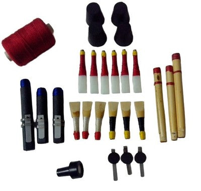 Scottish Highland Bagpipe Accessories Reeds, Hemp, Valve Drone Reeds Set Of 27