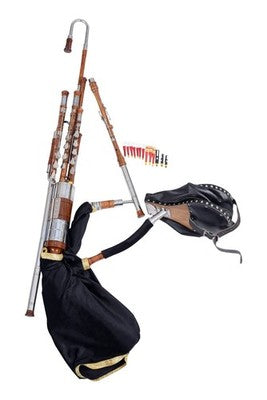 Irish Uilleann Bagpipe  full set  Complete with Bag, Reeds & Instructions