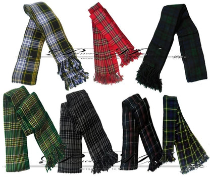 Men’s Kilt Fly Plaids  various Tartans 3 1/2 Yards/Piper Kilt Fly Plaid
